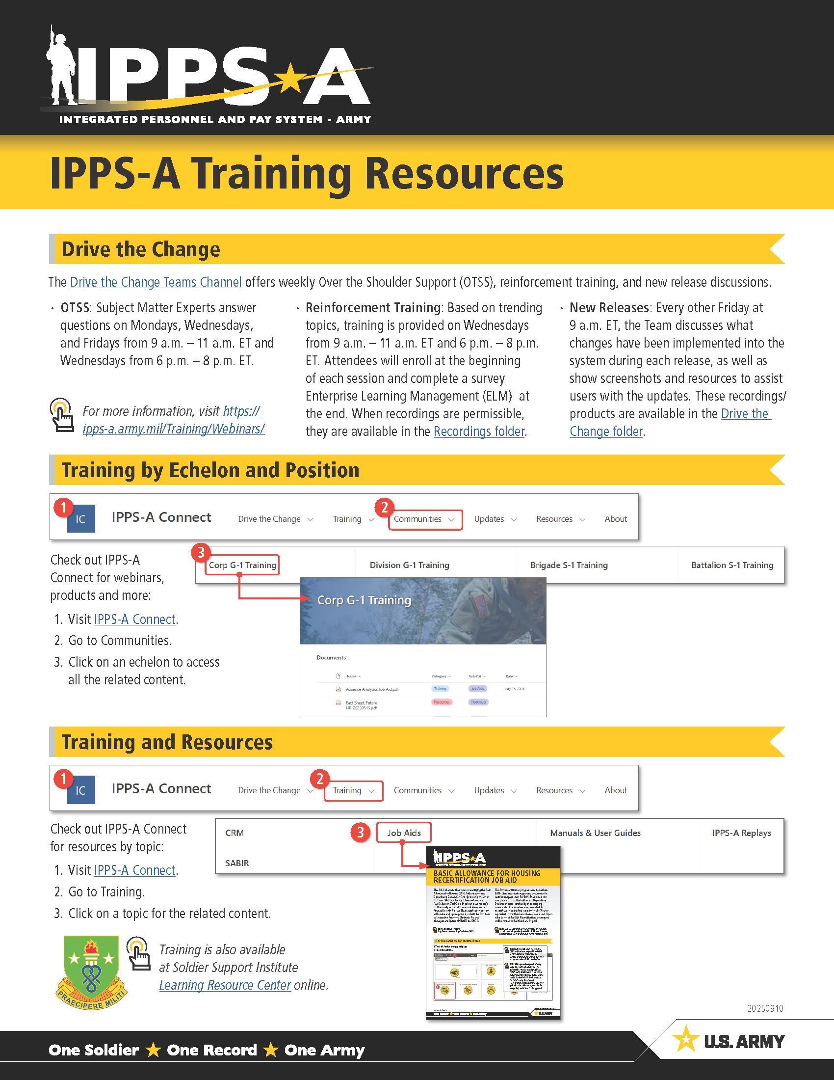 Link to Training Resource Poster